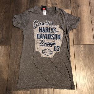 Gray Harley Davidson Shirt